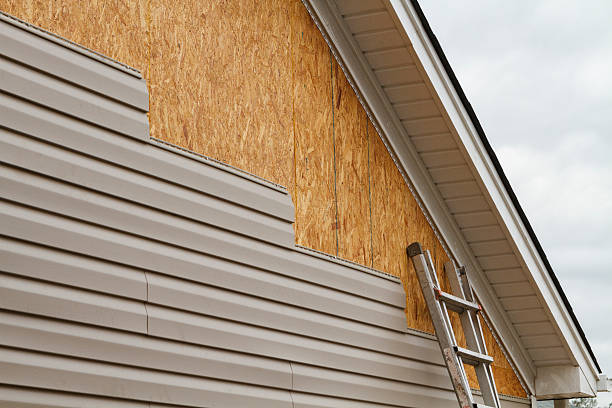 Professional Siding Repair technician working in Louisville, OH